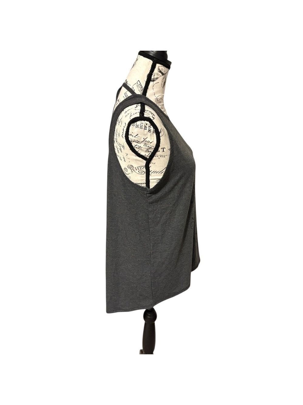 CALIA by Carrie Underwood Loop Back Graphic Tank “Stay the Path” Gray Size L New - Picture 2 of 5